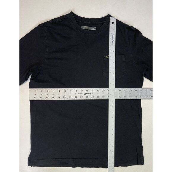 Greg Norman Embroidered Logo Pocket T-shirt Men Medium Black Short Sleeve - Picture 5 of 5